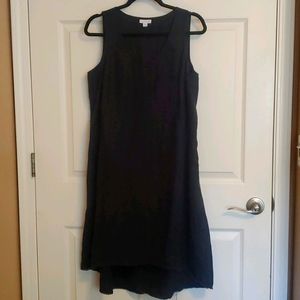 J. Jill black linen dress